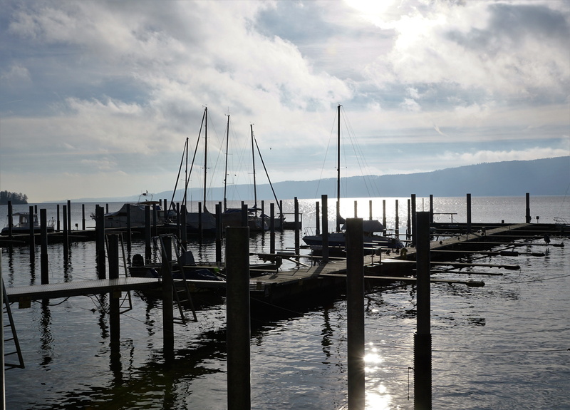 white, lake, mast, winter, moored, day, ludwigshafen, more, blue, baden württemberg, port, nature, outdoors, waterfront, boot, yacht, sailboat, pole, lake constance