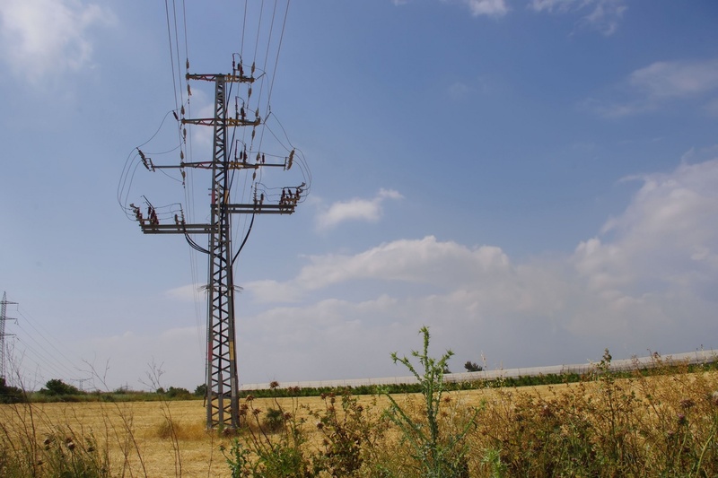 sky, appliance, industrial, shock, power, cloud - sky, electricity, nature, landscape, land, no people, power line, power cable, fuel and power generation