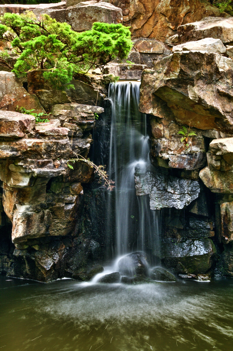 beauty in nature, waterfall, environment, rainforest, nature, long exposure, power in nature, rocks, surrounded, scenics - nature, landscape, forest, flowing water