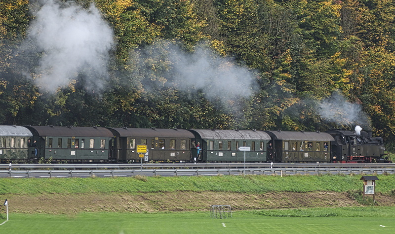 under steam, steam, smoke, public transportation, day, museum train, built structure, plant, track, nostalgic, historically, mode of transportation, travel