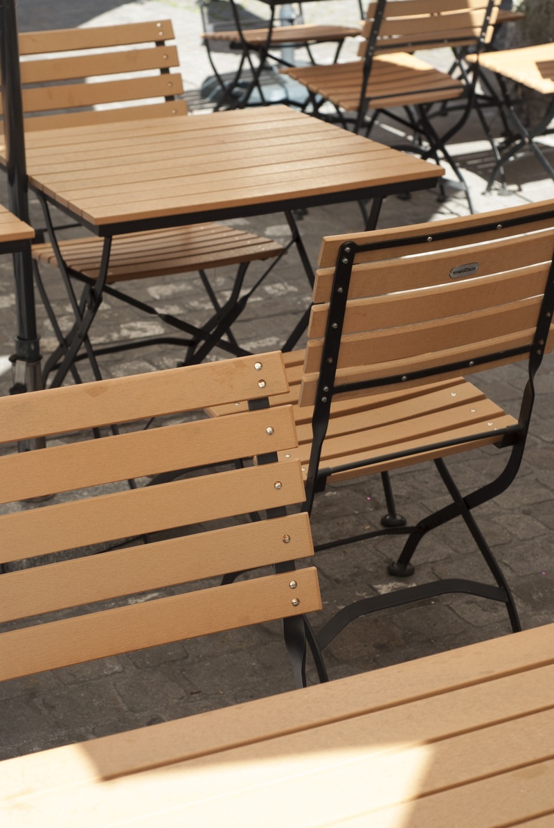chair, table, meals, 2K, wood - Material, enjoy, shadow, brown, restaurant, summer, cafe, delicious, sunlight, furniture, ambience, nature, absence, no People