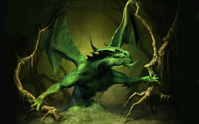1080P, flames, fire, beauty, fantasy, mean, scary, green, mythical, dragon, moster, artistic, abstract