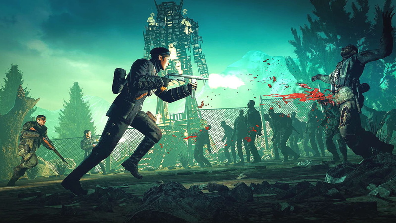 zombie, water, army, young adult, arts culture and entertainment, holding, Tactical, 1080P, men, mid adult men, nature, Elite, people, tank, fi, sea, young men