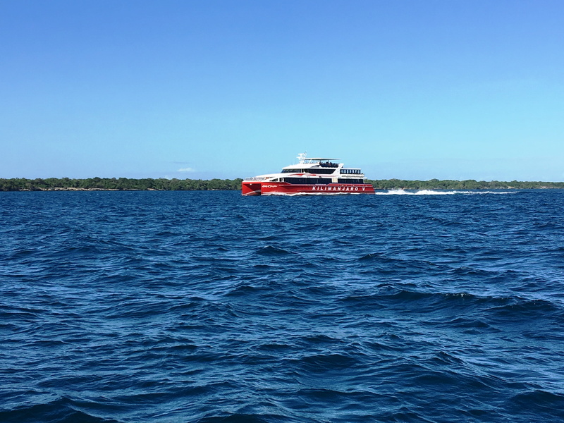 sky, transportation, cruise ship, ferry, yacht, mode of transportation, passenger craft, tourism, 4K, blue, powerboat, luxury, motion, clear sky, craft