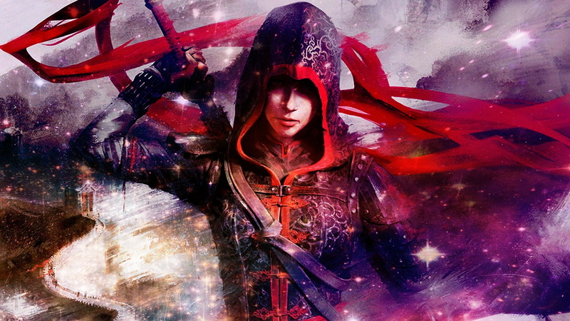 portrait, one person, leisure activity, Assassins Creed, arts culture and entertainment, character, red, indoors, lifestyles, women, female