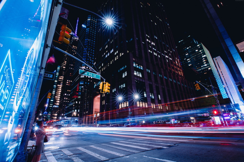 Street, 7K, 5K, Long Exposure, New York City