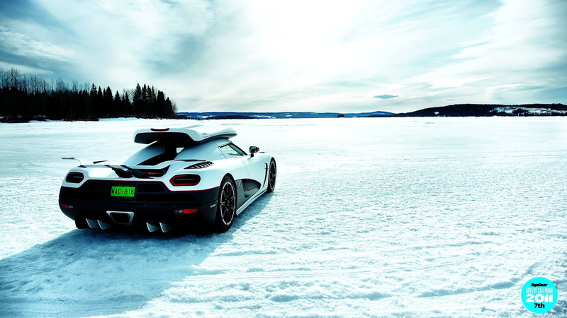 nature, tranquil scene, snow, beauty in nature, day, 1080P, mode of transportation, Koenigsegg Agera R, Top Gear, land, sky, The Stig, water, tranquility