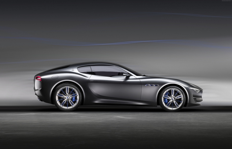 sports car, speed, concept, Maserati, supercar, 2015 Detroit Auto Show. NAIAS, side, luxury cars, 5K, Maserati Alfieri