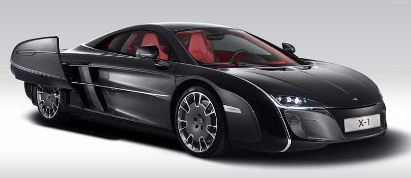 limited edition, 4K, McLaren, side, supercar, concept, speed, McLaren X-1, sports car, 2015 Detroit Auto Show. NAIAS, luxury cars