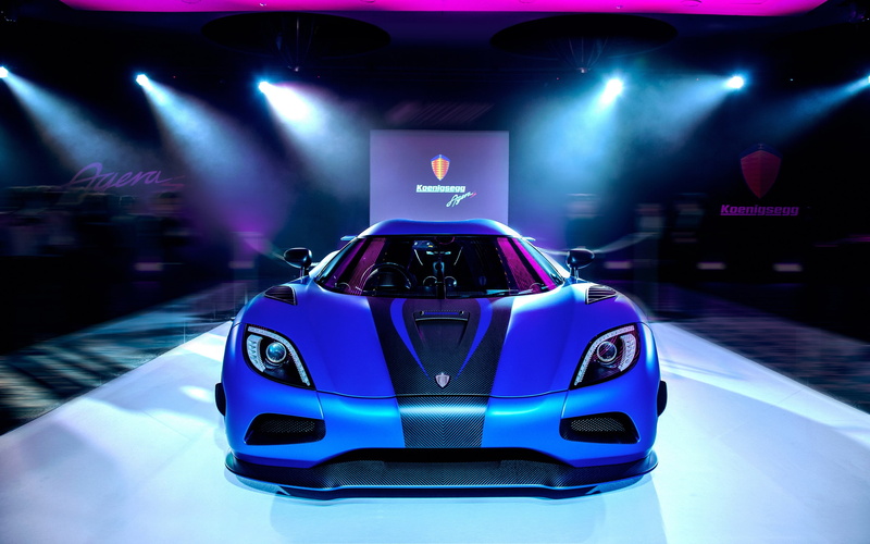 Koenigsegg, 2K, Blue, Supercar, agera