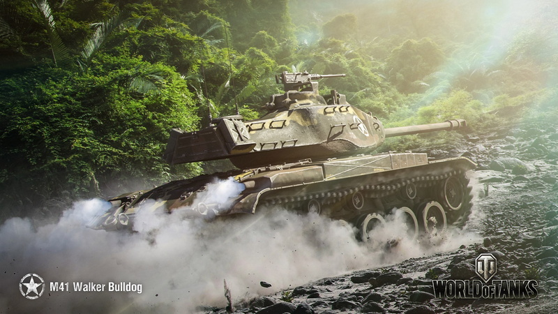 Wargaming, American tank, World of Tanks, M41 Walker Bulldog, 1080P, WoT