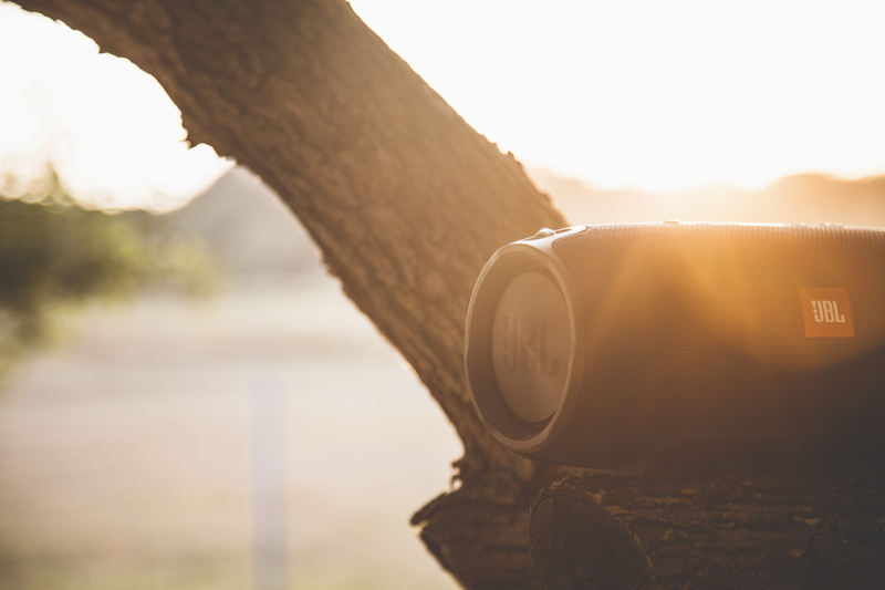 transportation, nature, device, close-up, 5K, land, sky, daylight, outdoors, tree, technology, back lit, speaker, plant, focus on foreground, sun glare