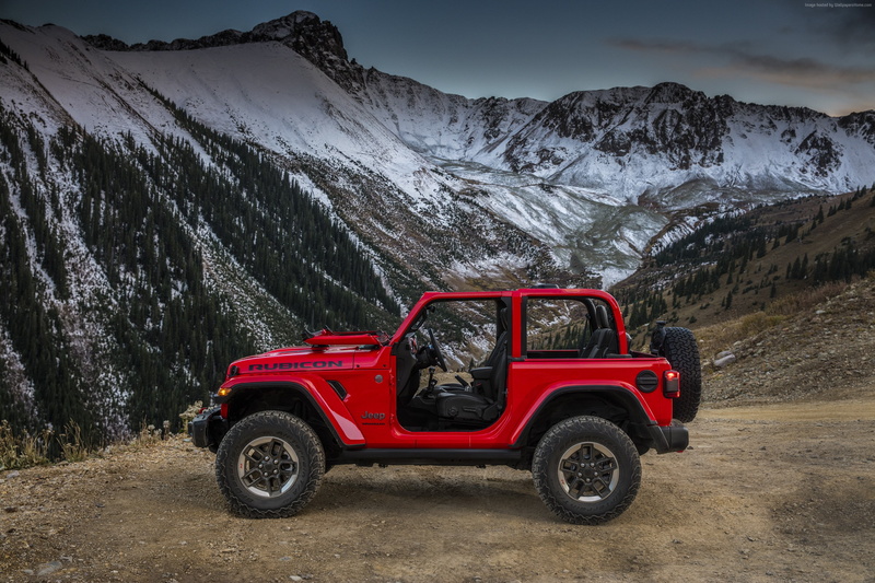 2K, 2018 Cars, Jeep Wrangler Rubicon, 4K