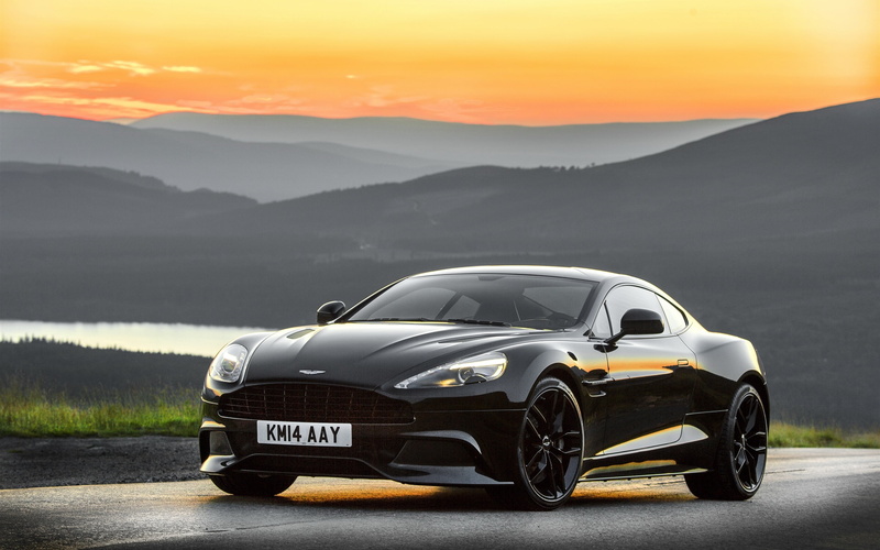 Car, Black, Martin, 2014, Aston, 2K, Sunset