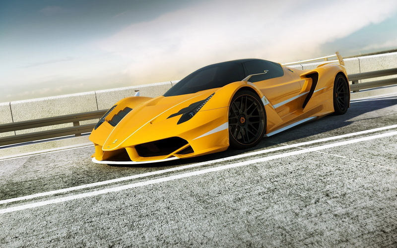 yellow, 2K, f, Ferrari, Cars, fxx