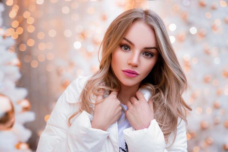 women, portrait, Maks Romanov, face, makeup, 2K, model