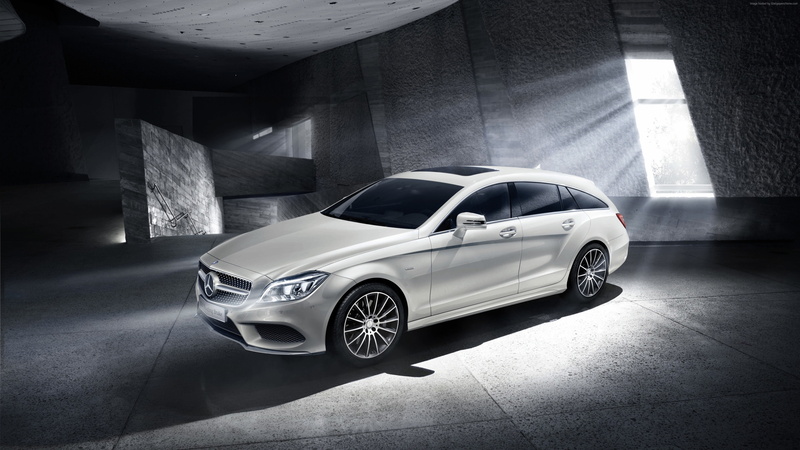 Mercedes-Benz, CLS Klasse, Final Edition, luxury cars, white, Shooting Brake, 4K