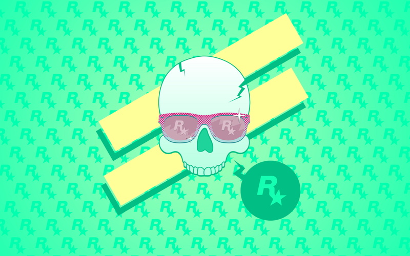 games, hd, rockstar, skull, video games, 2K, green