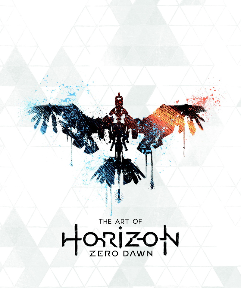 HD, Horizon Zero Dawn, Artwork, black, abstract, bird, painting, 4K, brown, orange