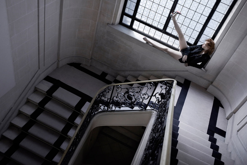 ladder, 1080P, window, Vogue, Lea Seydoux, railings