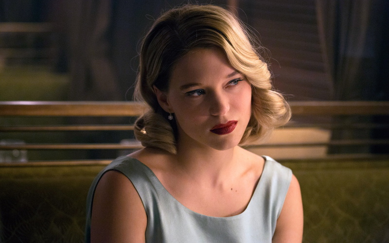 frame, Lea Seydoux, 007: RANGE, Spectre, makeup, hairstyle, 2K, blonde