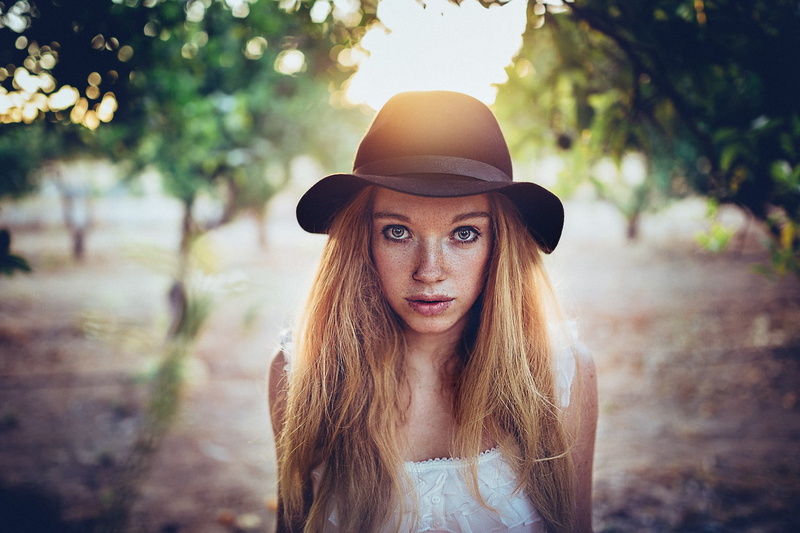 beauty, nature, women, young women, 720P, clothing, model, face, looking at camera, beautiful woman, one person, blonde, adult, hat, nose rings, hair