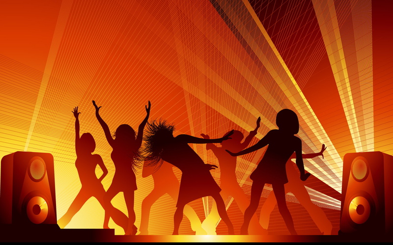 1080P, music, party, vector and design, orange