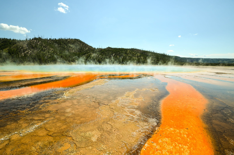 yellowstone, geyser, steam, hot, power in nature, scenics - nature, mountain, water, environment, yellowstone national park, wyoming, usa, america, tranquil scene