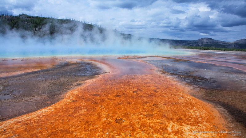 2K, National Parks, yellowstone, spring, wyoming, prismatic, grand