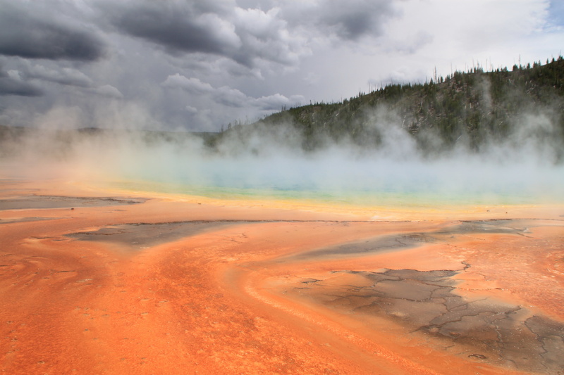 physical geography, geyser, yellowstone National Park, volcano, spring, nature, heat - temperature, hot, arid climate, scenics - nature, non-urban scene