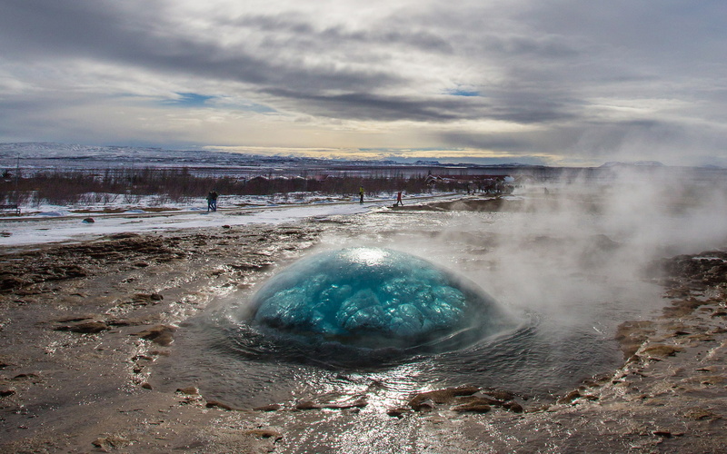 body, 1080P, water, smoke, nature, steam, geyser, hd, bubble
