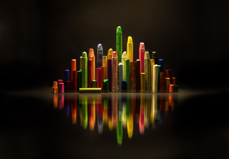 variation, collection, arrangement, pencil, abundance, creativity, studio shot, indoors, colorful, abstract, no people, crayons, close-up, 720P, crayon