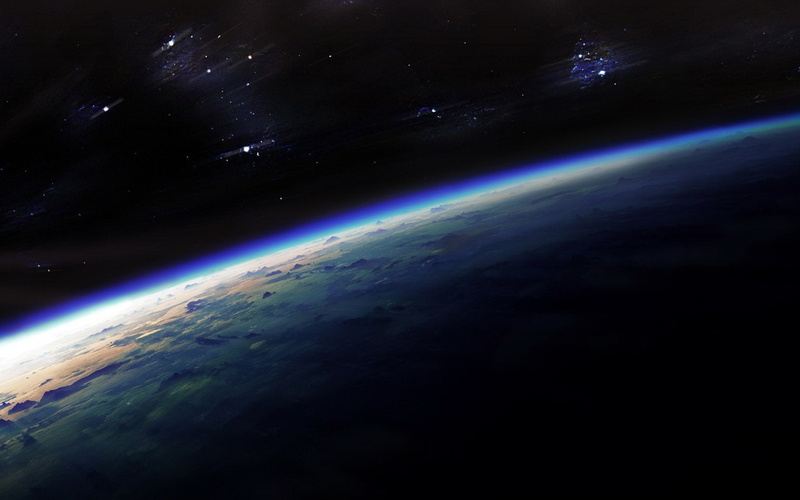 spectrum, no people, sci, multi colored, astronomy, power in nature, luminosity, blue, star - space, Planetscape, environment, artwork, art, satellite view