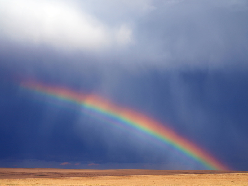 dramatic sky, bright, wet, beauty in nature, multi colored, land, day, cloud - sky, beauty, rainbow, water, tranquil scene, nature, outdoors, scenics - nature
