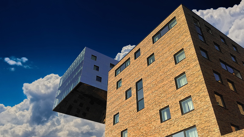 clouds, built structure, business, cloud - sky, modern, 4K, apartment, sunlight, architecture, nature, building, old town, day, cities, finance, port