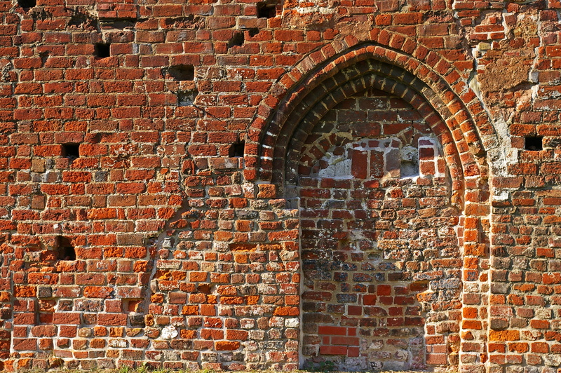 masonry, built structure, old, romantic, greifswald, bricks, history, outdoors, background, brick, transient, stone, romance, arch, wall, bricked, walls