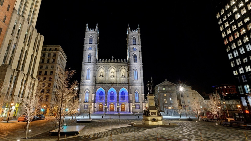 1080P, Notre Dame Basilica in Montreal, Basilicas