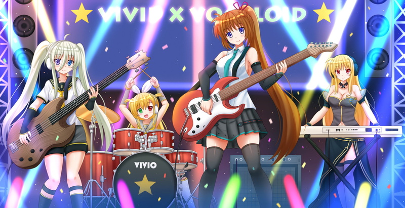 Nanoha Takamachi, Einhart Stratos, Fate Testarossa, Anime, Vivio (ViVid Strike!), Magical Girl Lyrical Nanoha, 1080P
