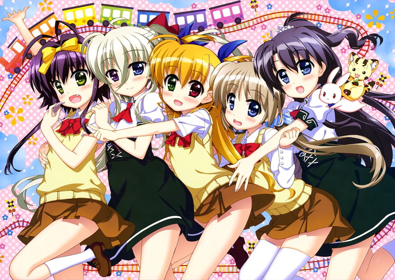 Einhart Stratos, Yumina Enclave, ViVid Strike!, Rio Wezley, 1080P, Sacred Heart, Anime, Asteion (ViVid Strike!), Vivio (ViVid Strike!), Corona Timir