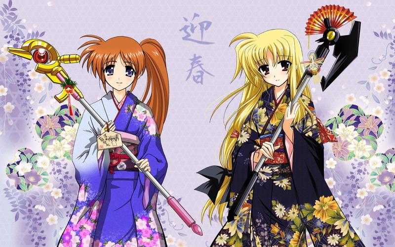 Lyrical Nanoha, Anime, Fate Testarossa, 1080P, Magical Girl Lyrical Nanoha Strikers, Nanoha Takamachi