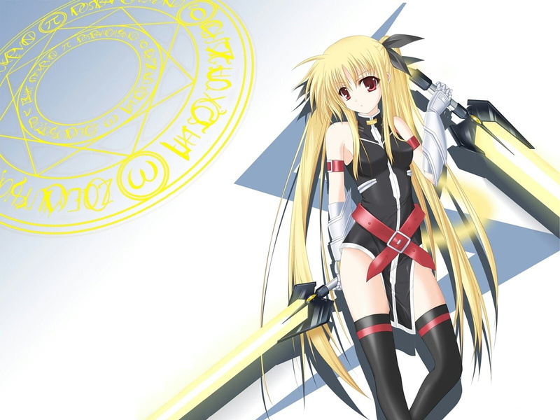 Magical Girl Lyrical Nanoha, 720P, Fate Testarossa, Anime