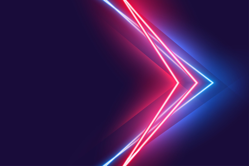 5K, vivid colors, red, light graffiti, blue, neon, Gamer, colorful, gamers