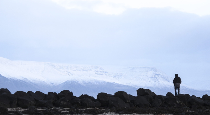 rock - object, non-urban scene, lifestyles, ice, human, tranquility, spire, nature, mountain, standing, mountain range, scenics - nature, leisure activity