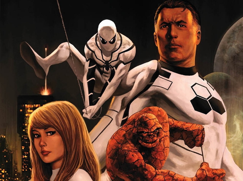 720P, Spider-Man, Comics, Fantastic Four, Thing (Marvel Comics)