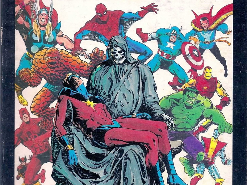 Daredevil, Comics, Colossus, Hulk, Spider-Man, Captain Marvel, Iron Man, Captain America, 720P, Doctor Strange, Thor, The Death Of Captain Marvel, Thing