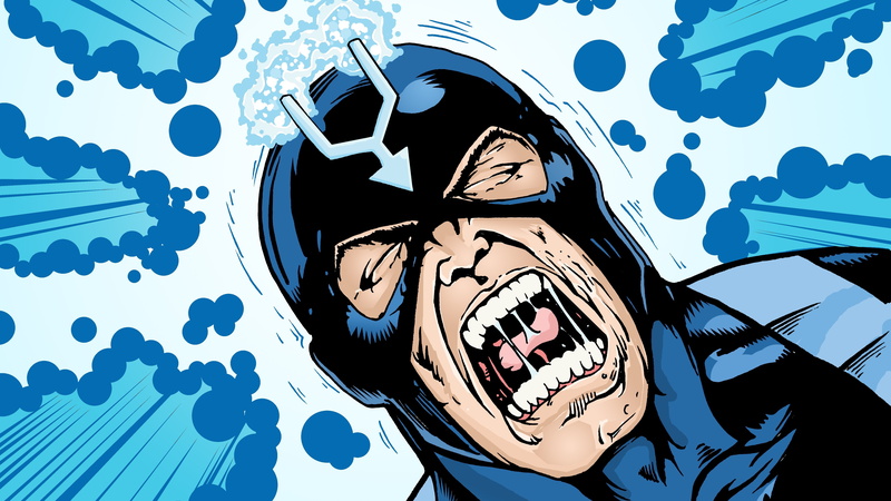 close-up, 4K, shape, design, human representation, indoors, black bolt, art and craft, blue, representation, reflection, day, pattern, creativity, blue background