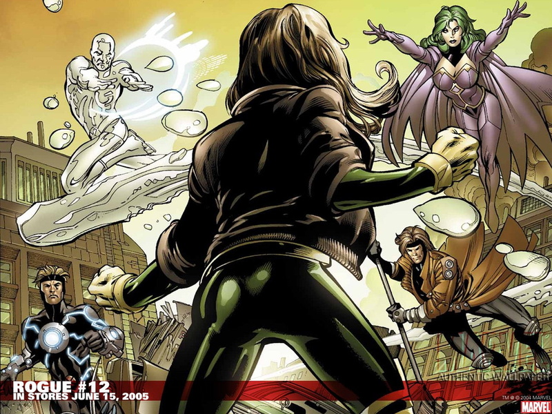 Rogue, Rogue (Marvel Comics), 720P, Comics, Gambit, Iceman (Marvel Comics)