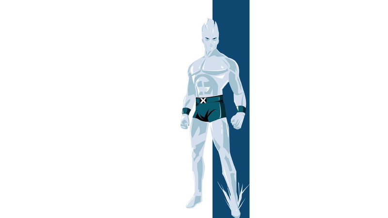 1080P, X-Men, Iceman (Marvel Comics)