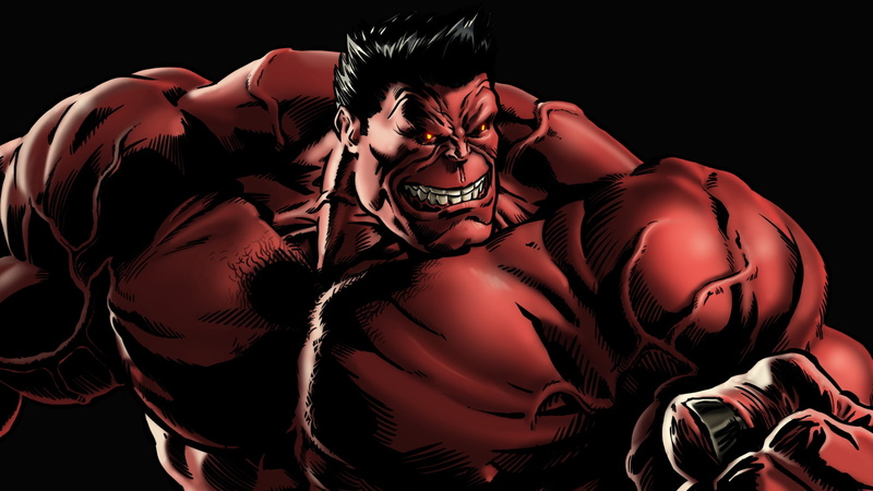 Red Hulk, 1080P, Comics