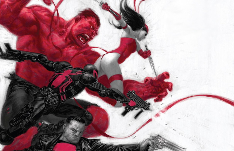 Punisher, 720P, Red Hulk, Agent Venom, Comics, Elektra (Marvel Comics), Thunderbolts